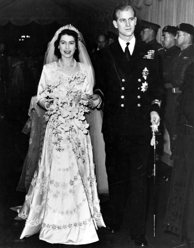 La princesa Isabel y el príncipe Felipe, el 20 de noviembre de 1947. La princesa Isabel y el príncipe Felipe, el 20 de noviembre de 1947.